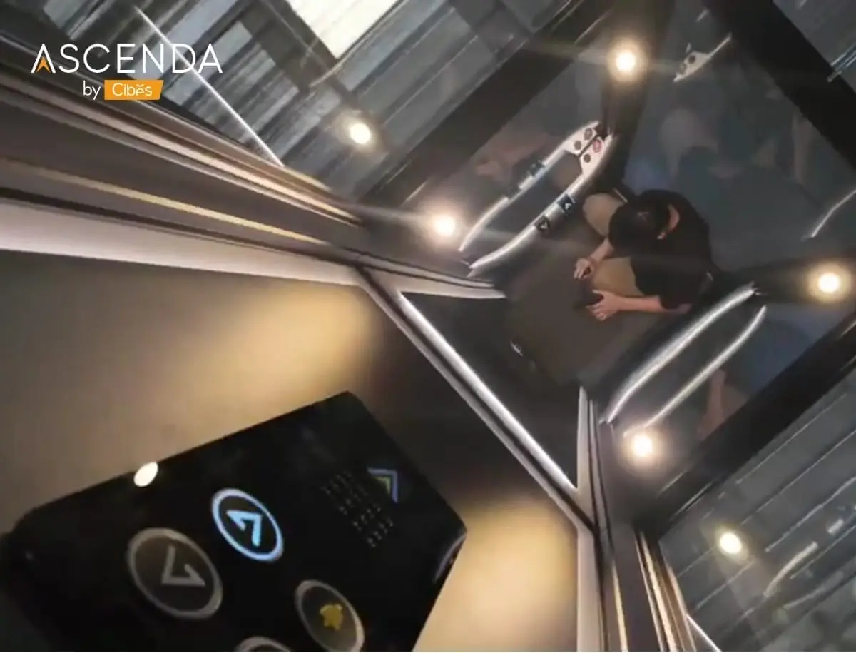 Ascenda Lift Thailand Showroom Mirror Ceiling Ascenda Lift Thailand Showroom Mirror Ceiling