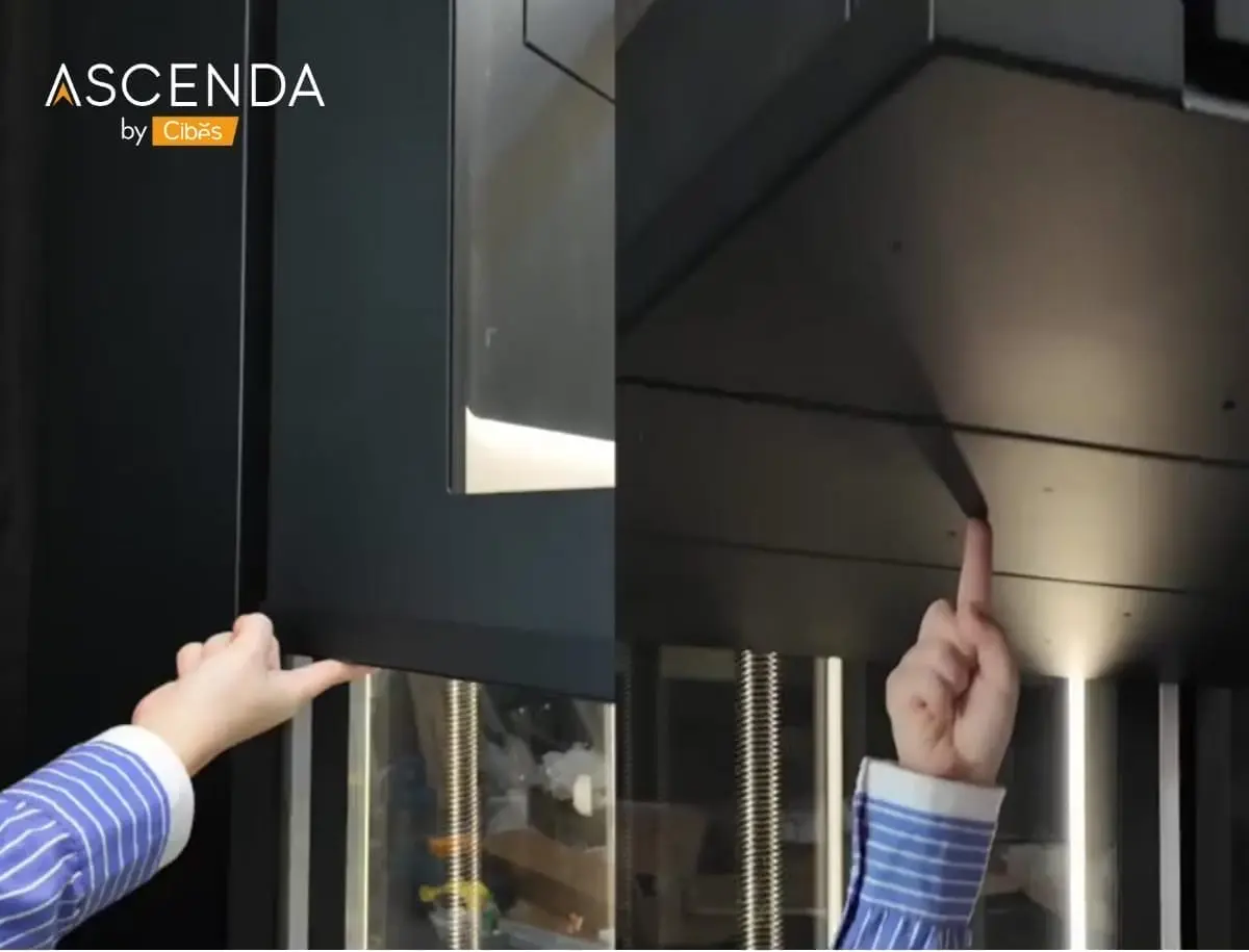 Ascenda Lift Thailand Showroom Safety Edge