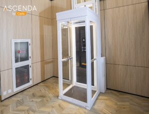 Ascenda Philippines Showroom Home lift pitless and saving space