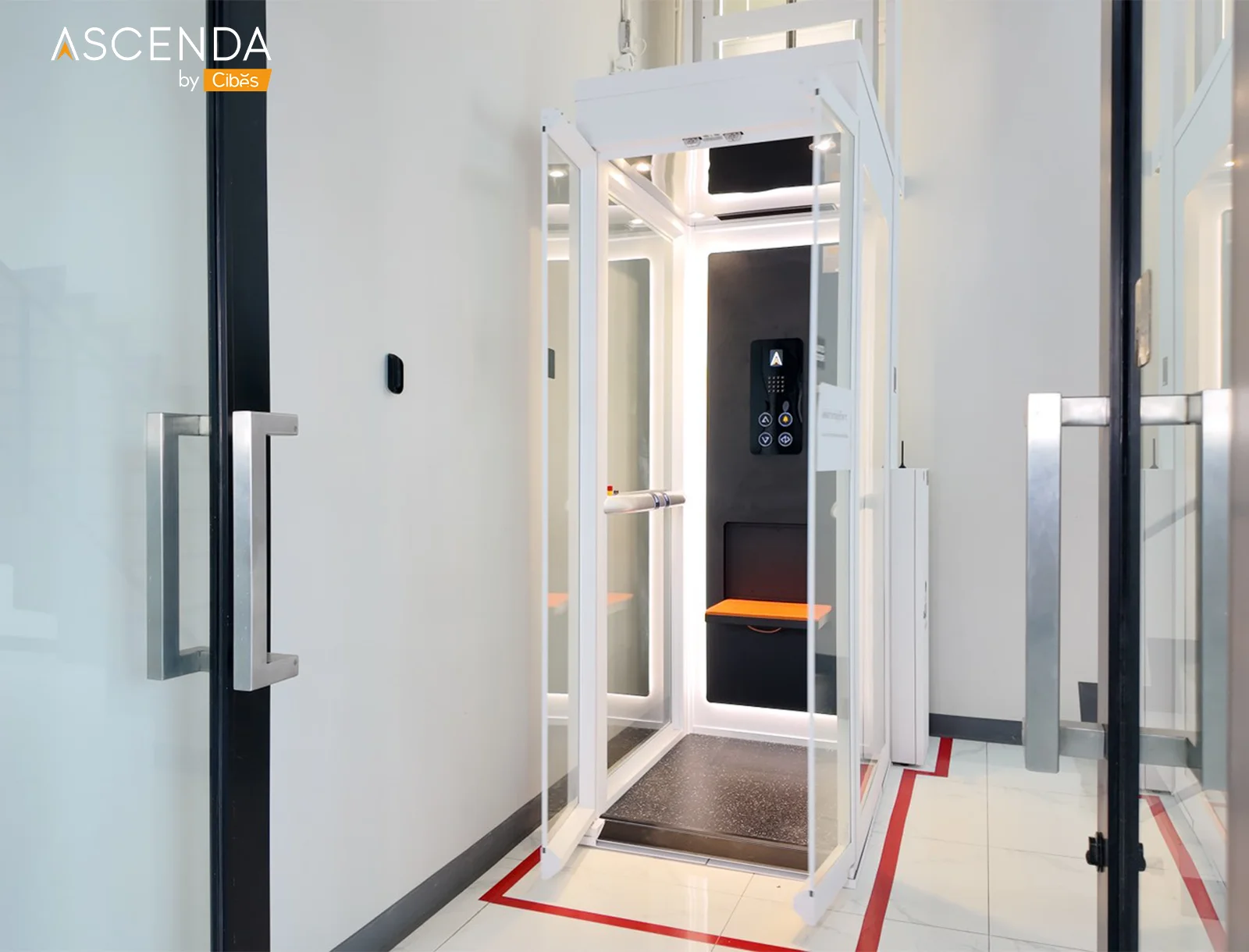 Ascenda Home Lift Size L Office Building Installation in Pathum Thani Thailand (1)