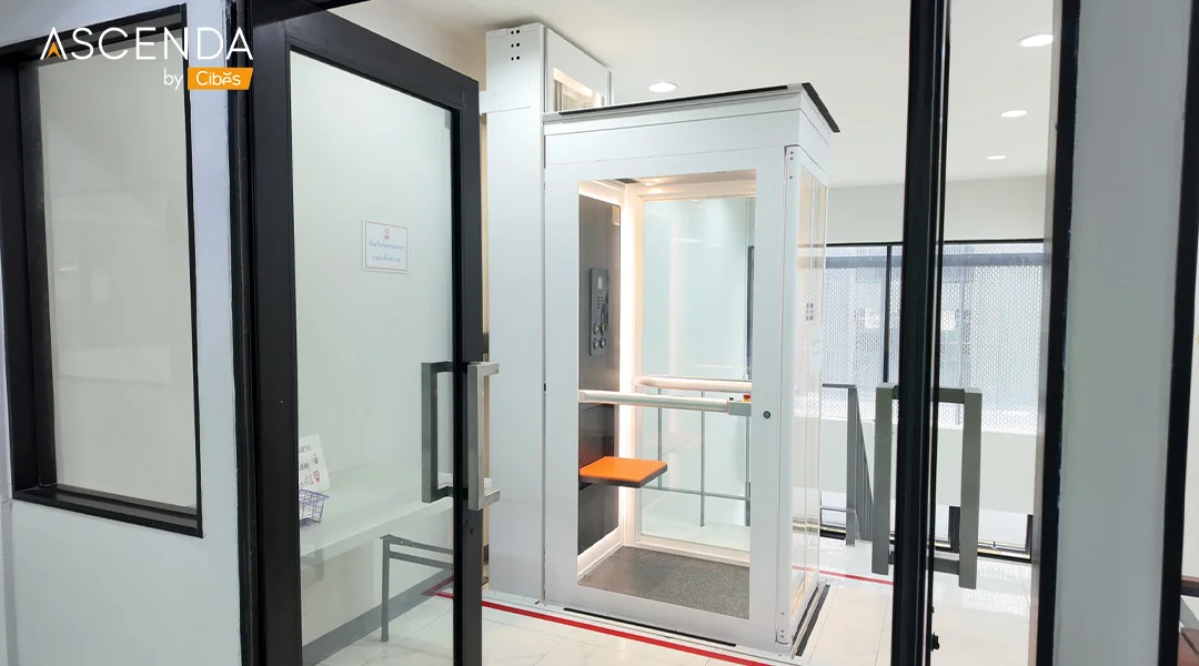 Ascenda Home Lift Size L Office Building Installation in Pathum Thani Thailand (2)