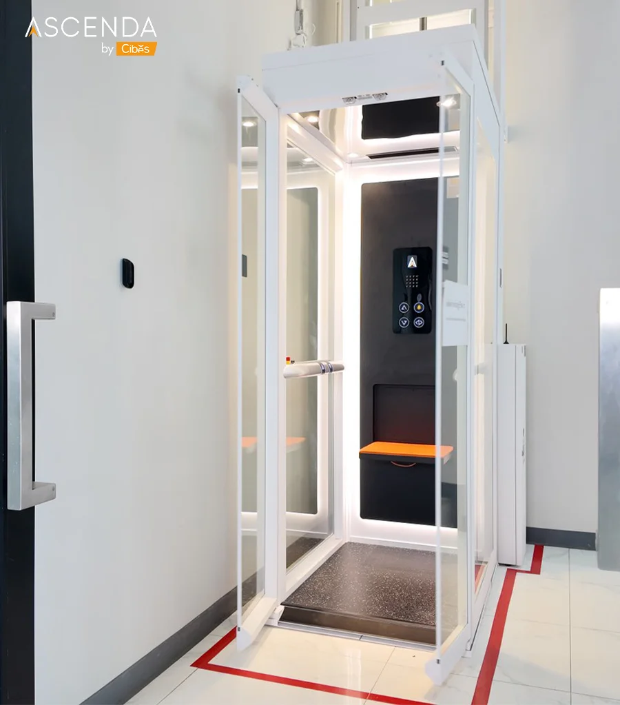 Ascenda Home Lift Size L Office Building Installation in Pathum Thani Thailand (4)