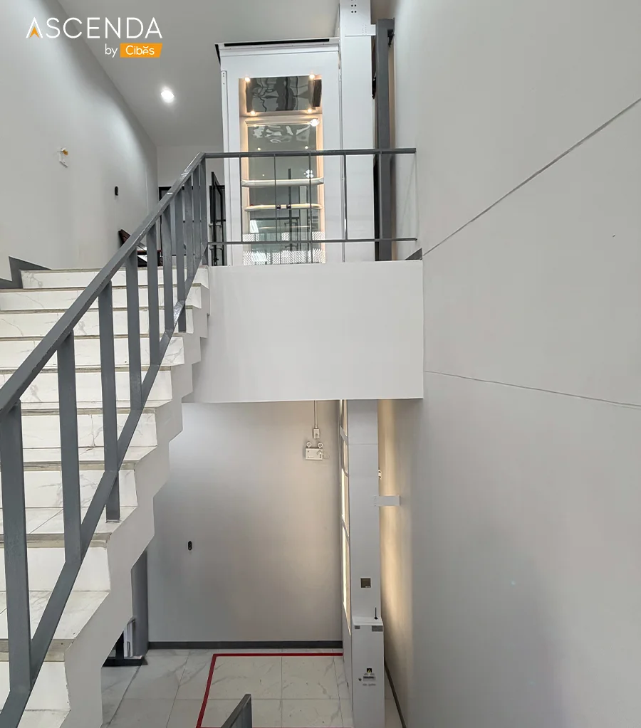 Ascenda Home Lift Size L Office Building Installation in Pathum Thani Thailand (5)