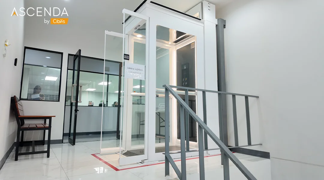 Ascenda Home Lift Size L Office Building Installation in Pathum Thani Thailand (6)