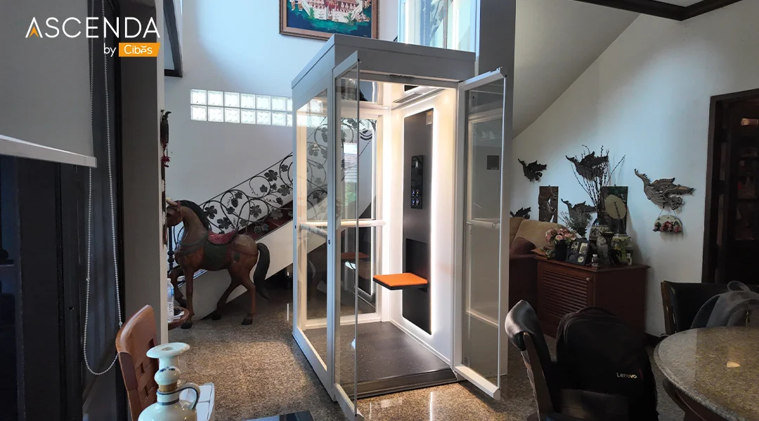 Ascenda Home Lift Size XL Installation in the Central Hall (3)