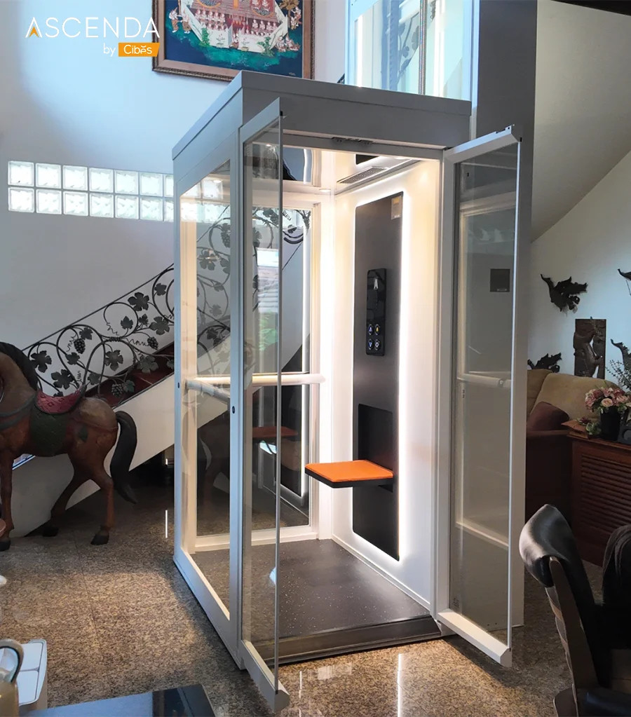 Ascenda Home Lift Size XL Installation in the Central Hall (5)