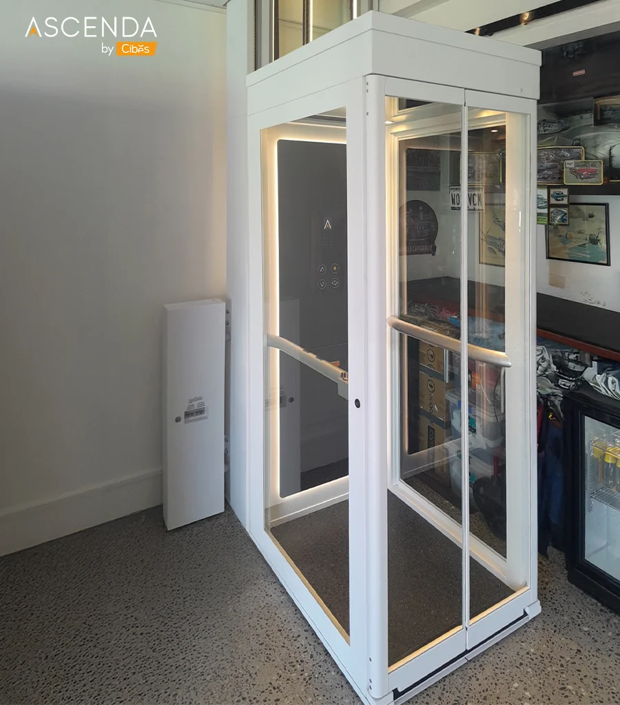 Ascenda M Home Lift Indoor Private Home Elevator from Australia Against the Wall (4) Ascenda M Home Lift Indoor Private Home Elevator from Australia Against the Wall (4)