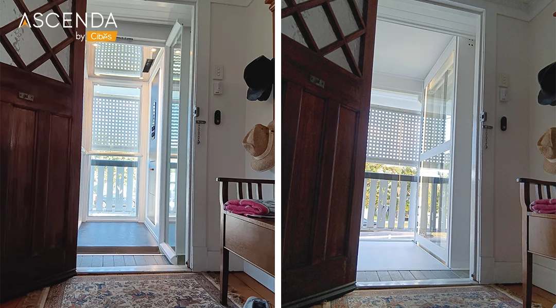 Ascenda XL Home Lift Private Home Elevator Beside the House (2)